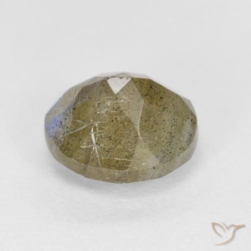 Labradorite Gemstone in 7.2 x 6.2 mm Size for Sale, Labradorite Stone in Multicolor Color