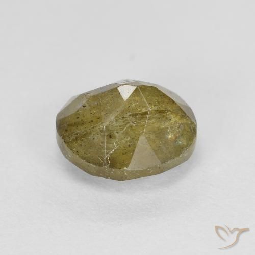 Labradorite Gemstone in 7.1 x 6.1 mm Size for Sale, Labradorite Stone in Multicolor Color