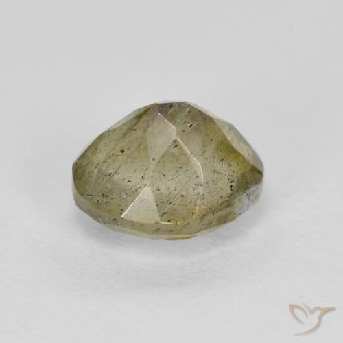 Labradorite Gemstone in 7.1 x 6.1 mm Size for Sale, Labradorite Stone in Multicolor Color