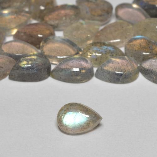 Labradorite Gemstone in 6 x 4 mm (calibrated) Size for Sale, Labradorite Stone in Multicolor Color