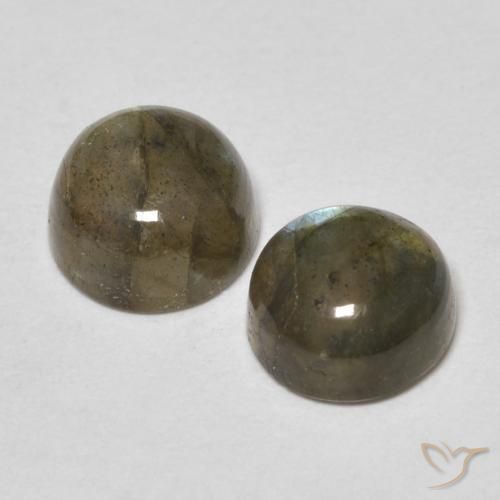 Labradorite Gemstones in 6 mm (calibrated) Size for Sale, Labradorite Stones in Multicolor Color
