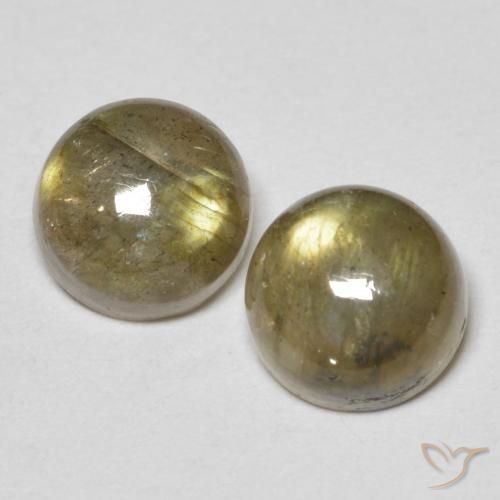 2.44 ct Round Labradorite, 6.2 mm From Madagascar, Photo A