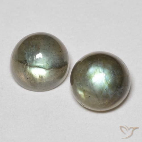2.15 ct Round Labradorite, 6.1 mm From Madagascar, Photo A