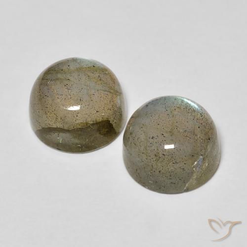 Labradorite Gemstones in 7 mm (calibrated) Size for Sale, Labradorite Stones in Multicolor Color