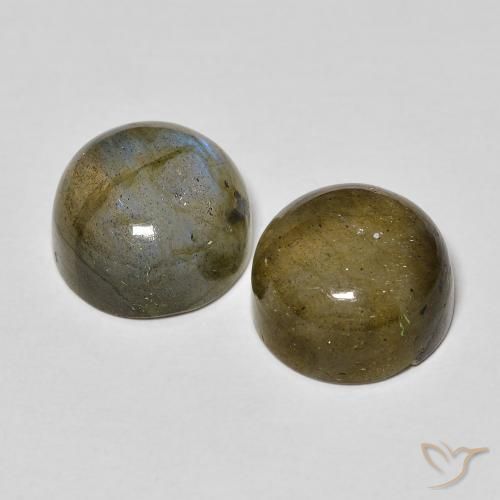 Labradorite Gemstones in 10 mm (calibrated) Size for Sale, Labradorite Stones in Multicolor Color