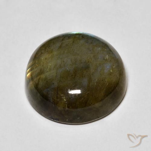 Labradorite Gemstone in 16 mm (calibrated) Size for Sale, Labradorite Stone in Multicolor Color