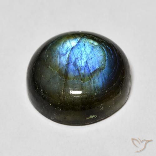 Labradorite Gemstone in 15 mm (calibrated) Size for Sale, Labradorite Stone in Multicolor Color