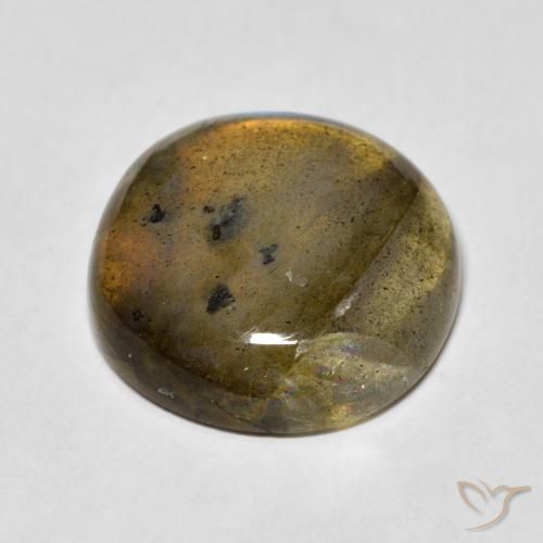 Labradorite Gemstone in 16 mm (calibrated) Size for Sale, Labradorite Stone in Multicolor Color