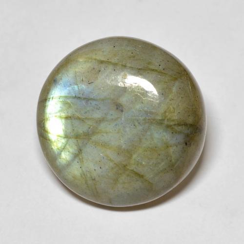 15.17 ct Round Labradorite, 17.2 mm From Madagascar, Photo A