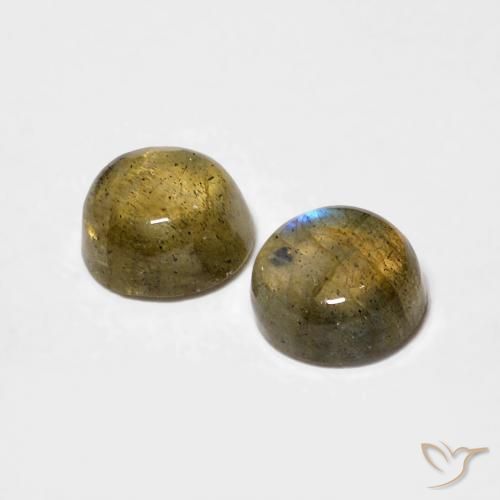 Labradorite Gemstones in 5 mm (calibrated) Size for Sale, Labradorite Stones in Multicolor Color