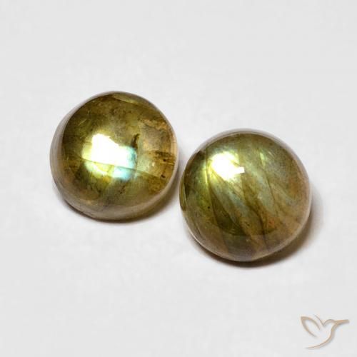 2.04 ct Round Labradorite, 6.1 mm From Madagascar, Photo A
