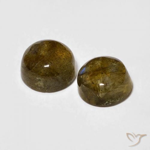 Labradorite Gemstones in 6 mm (calibrated) Size for Sale, Labradorite Stones in Multicolor Color
