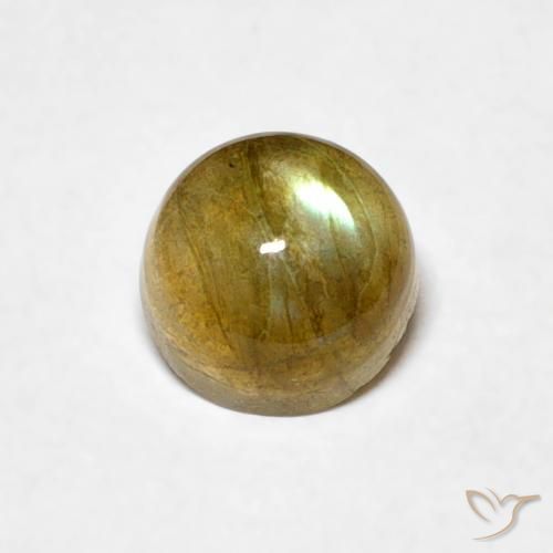 0.59 ct Round Labradorite, 5 mm From Madagascar, Photo A