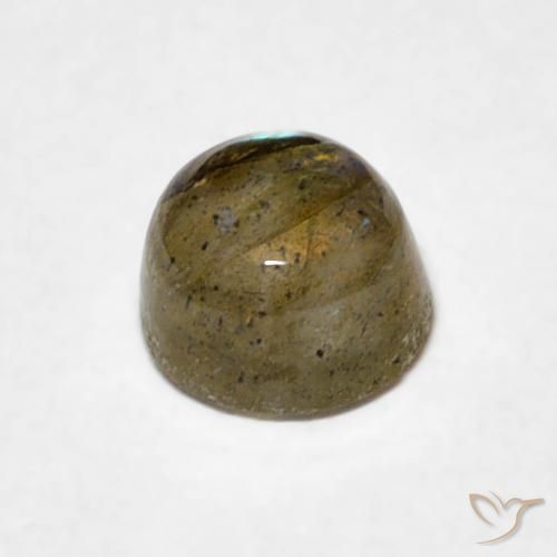 Labradorite Gemstone in 5.2 mm Size for Sale, Labradorite Stone in Multicolor Color