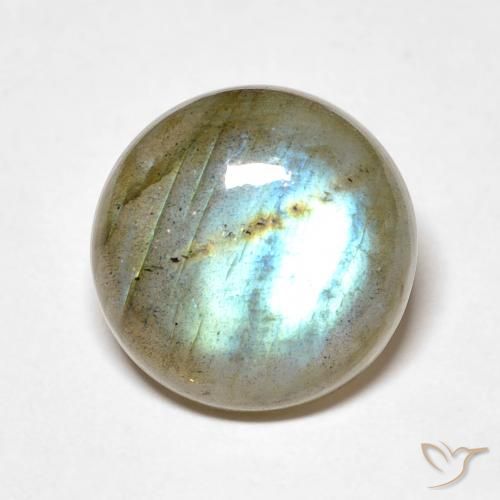7.84ct Natural Multicolor Labradorite, Round, Translucent