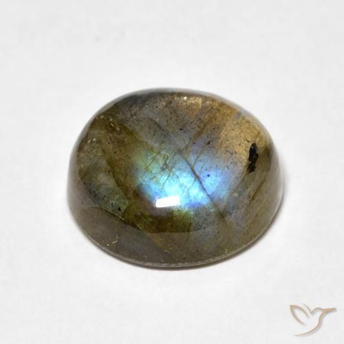 Labradorite Gemstone in 11 mm (calibrated) Size for Sale, Labradorite Stone in Multicolor Color