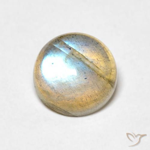 1.57ct Natural Multicolor Labradorite, Round, Transparent