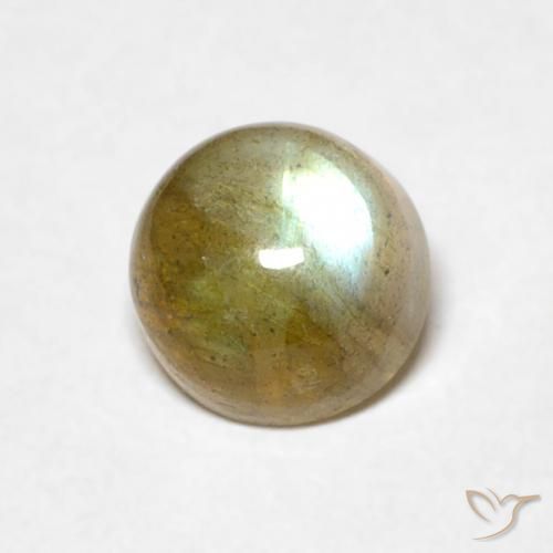 1.02 ct Round Labradorite, 6 mm From Madagascar, Photo A