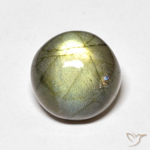 7.55ct Natural Multicolor Labradorite, Round, Translucent