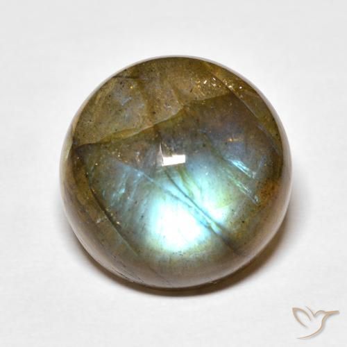 14.33ct Natural Multicolor Labradorite, Round, Translucent