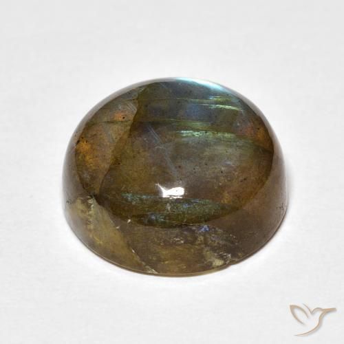 Labradorite Gemstone in 15 mm (calibrated) Size for Sale, Labradorite Stone in Multicolor Color