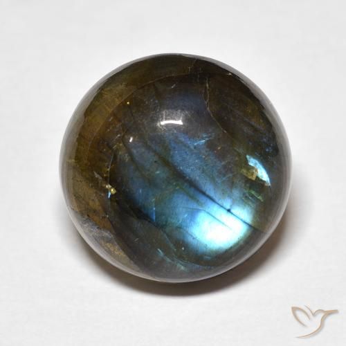 12.97ct Natural Multicolor Labradorite, Round, Translucent