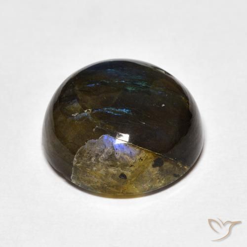 Labradorite Gemstone in 15 mm (calibrated) Size for Sale, Labradorite Stone in Multicolor Color