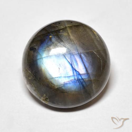 9.69 ct Round Labradorite, 14.3 mm From Madagascar, Photo A