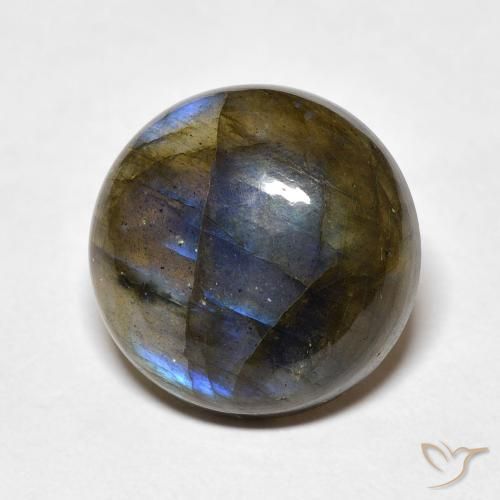 10.80ct Natural Multicolor Labradorite, Round, Translucent
