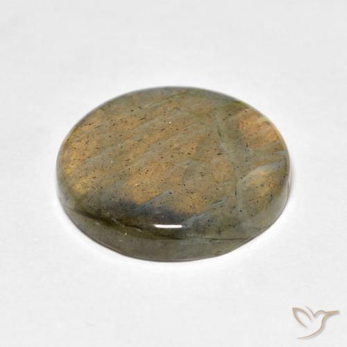 Labradorite Gemstone in 19 mm (calibrated) Size for Sale, Labradorite Stone in Multicolor Color