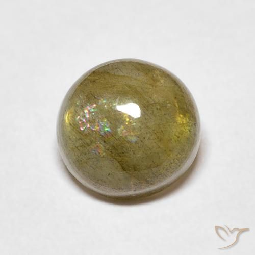 1.65 ct Round Labradorite, 7.1 mm From Madagascar, Photo A