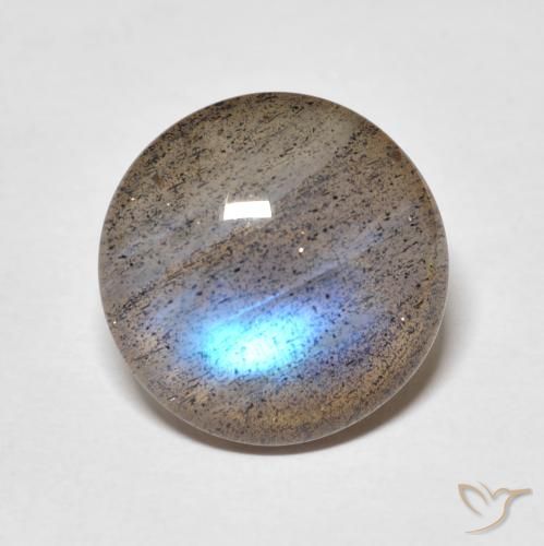 7.25ct Natural Multicolor Labradorite, Round, Translucent