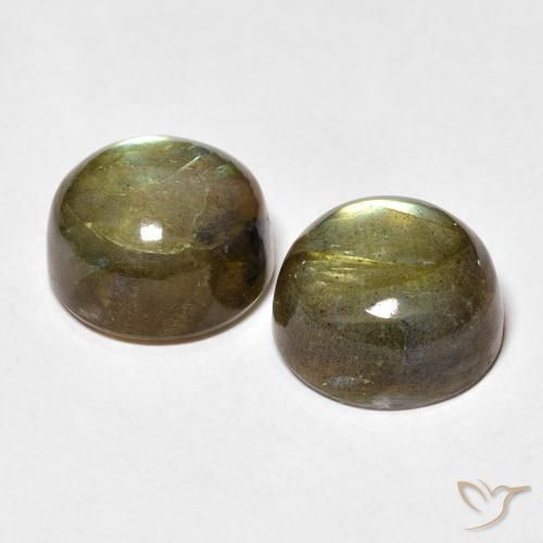 Labradorite Gemstones in 10 mm (calibrated) Size for Sale, Labradorite Stones in Multicolor Color