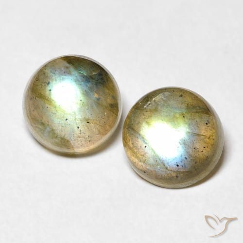 3.41 ct Round Labradorite, 7.1 mm From Madagascar, Photo A