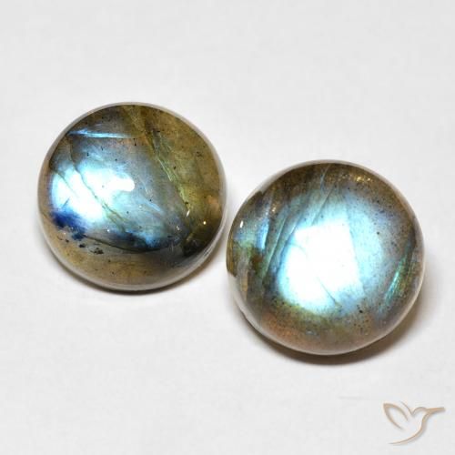 11.44 ct Round Labradorite, 11.2 mm From Madagascar, Photo A