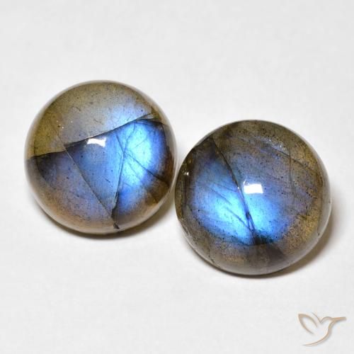 14.24 ct Round Labradorite, 12.1 mm From Madagascar, Photo A