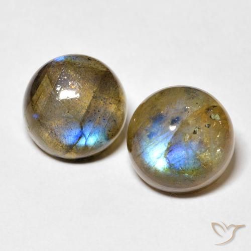 10.15 ct Round Labradorite, 10.2 mm From Madagascar, Photo A