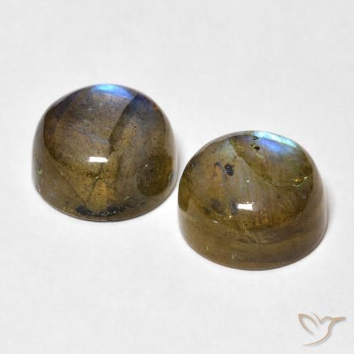 Labradorite Gemstones in 10 mm (calibrated) Size for Sale, Labradorite Stones in Multicolor Color