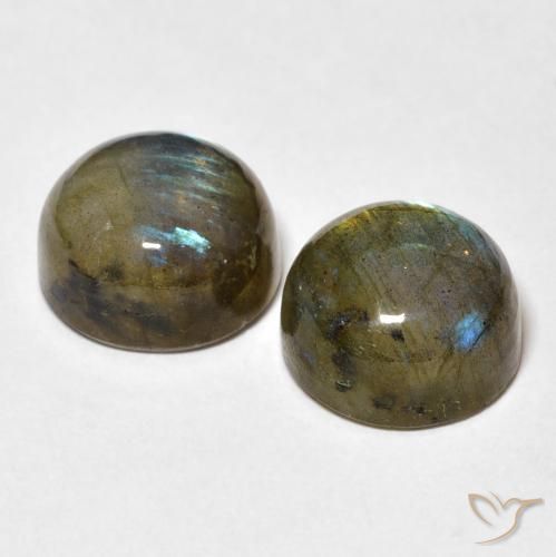 Labradorite Gemstones in 10 mm (calibrated) Size for Sale, Labradorite Stones in Multicolor Color