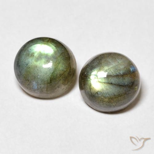 3.58 ct Round Labradorite, 7.2 mm From Madagascar, Photo A