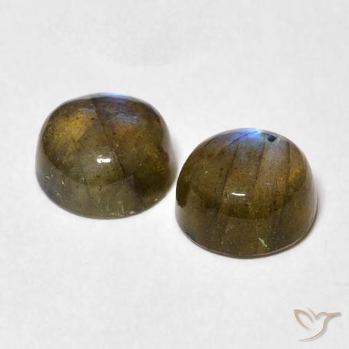 Labradorite Gemstones in 7 mm (calibrated) Size for Sale, Labradorite Stones in Multicolor Color