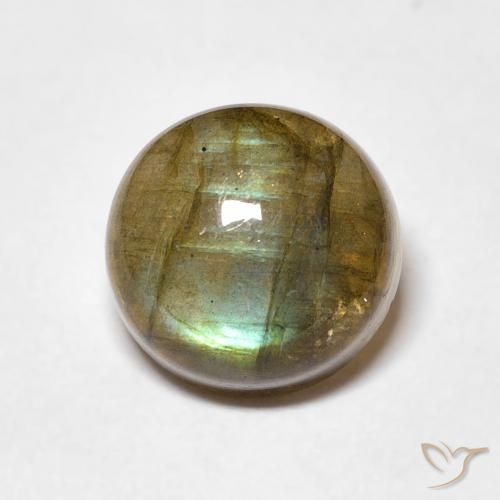 4.51 ct Round Labradorite, 10.1 mm From Madagascar, Photo A