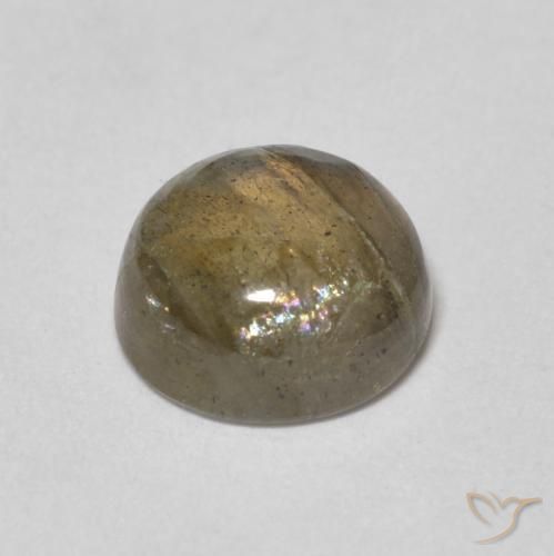 Labradorite Gemstone in 7 mm (calibrated) Size for Sale, Labradorite Stone in Multicolor Color