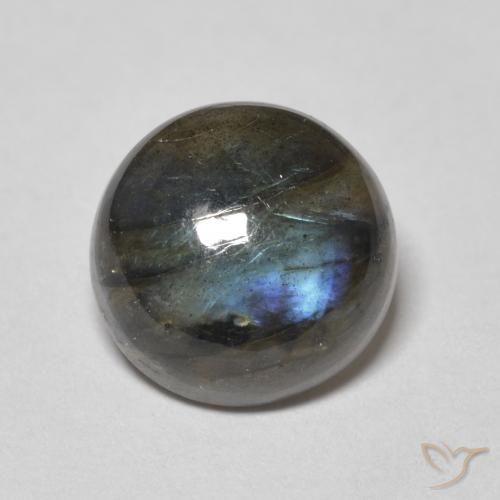 4.18ct Natural Multicolor Labradorite, Round, Translucent
