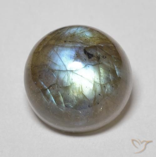 3.72 ct Round Labradorite, 9.2 mm From Madagascar, Photo A