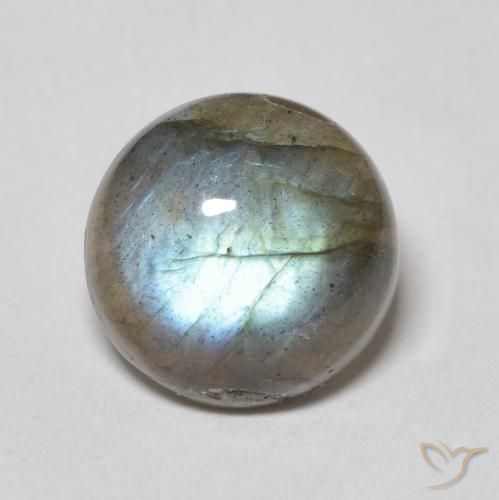 4.30ct Natural Multicolor Labradorite, Round, Translucent