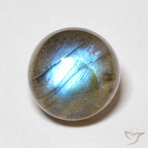 5.05ct Natural Multicolor Labradorite, Round, Translucent