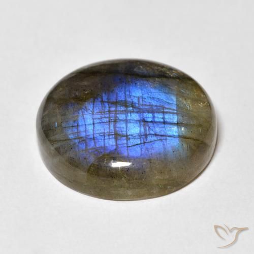 Labradorite Gemstone in 19 mm (calibrated) Size for Sale, Labradorite Stone in Multicolor Color