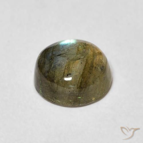 Labradorite Gemstone in 6.5 mm (calibrated) Size for Sale, Labradorite Stone in Multicolor Color