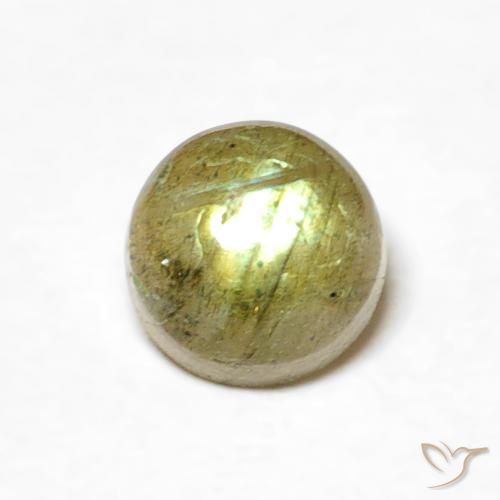 0.69ct Natural Multicolor Labradorite, Round, Translucent